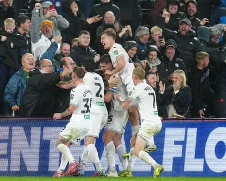 Frustration for Forest's Manager as Swansea Shock Forest with Dramatic Revival